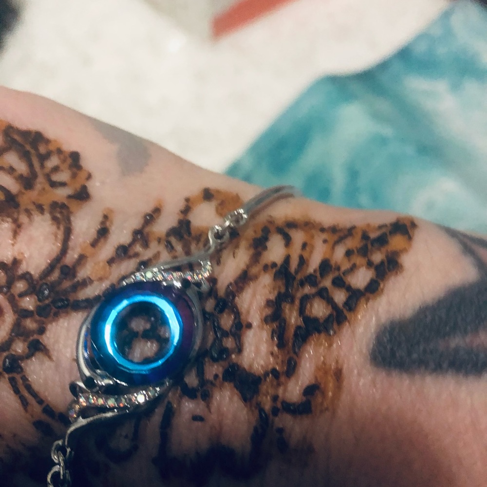 Ocean Eye Real Silver Bracelets Multiple Colors I… - image 1